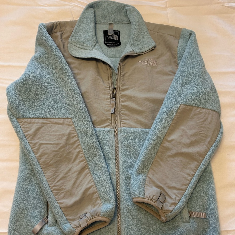 Girls Light Blue North Face Fleece Jacket